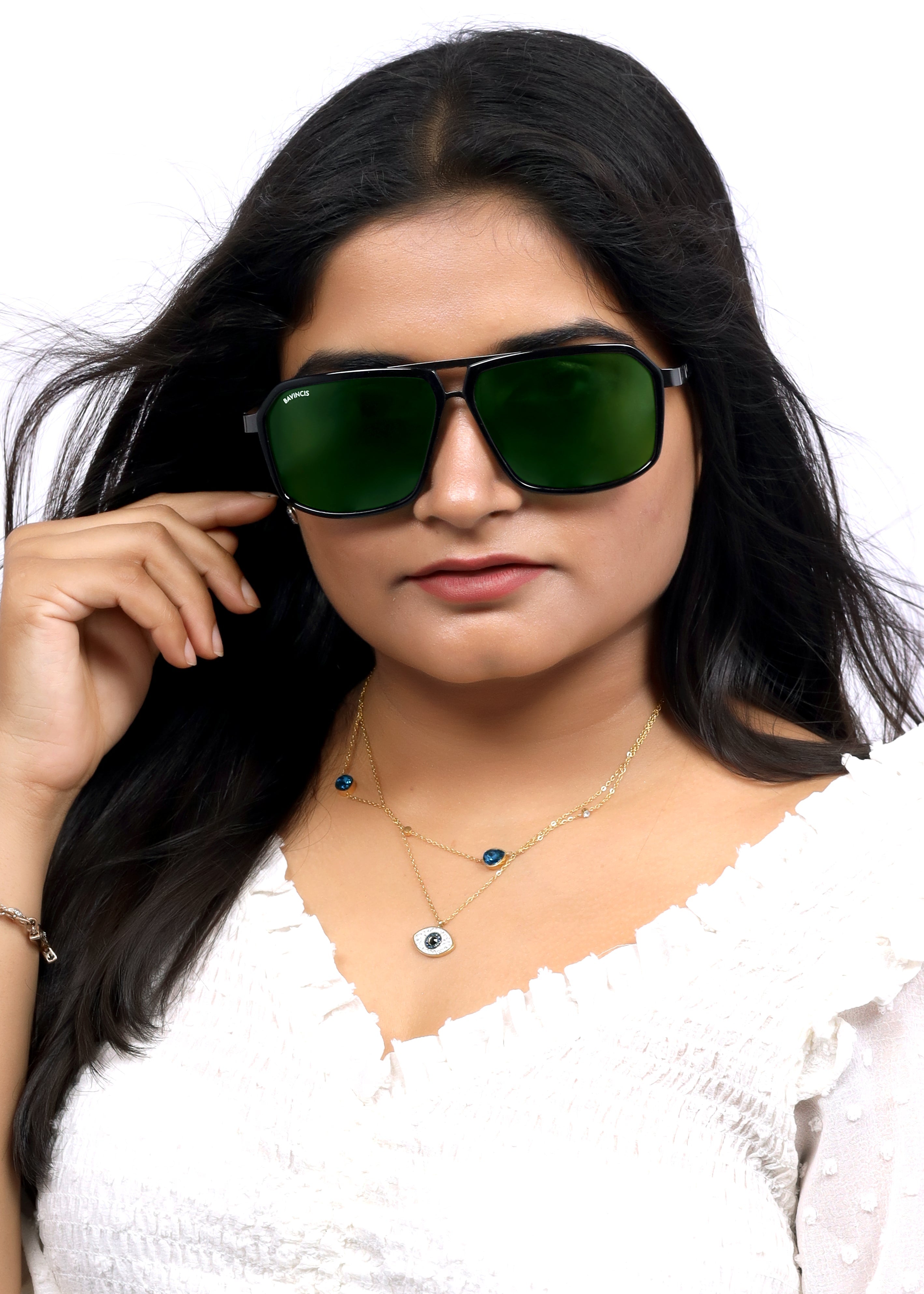 Bavincis Markus Black And Green Edition Sunglasses