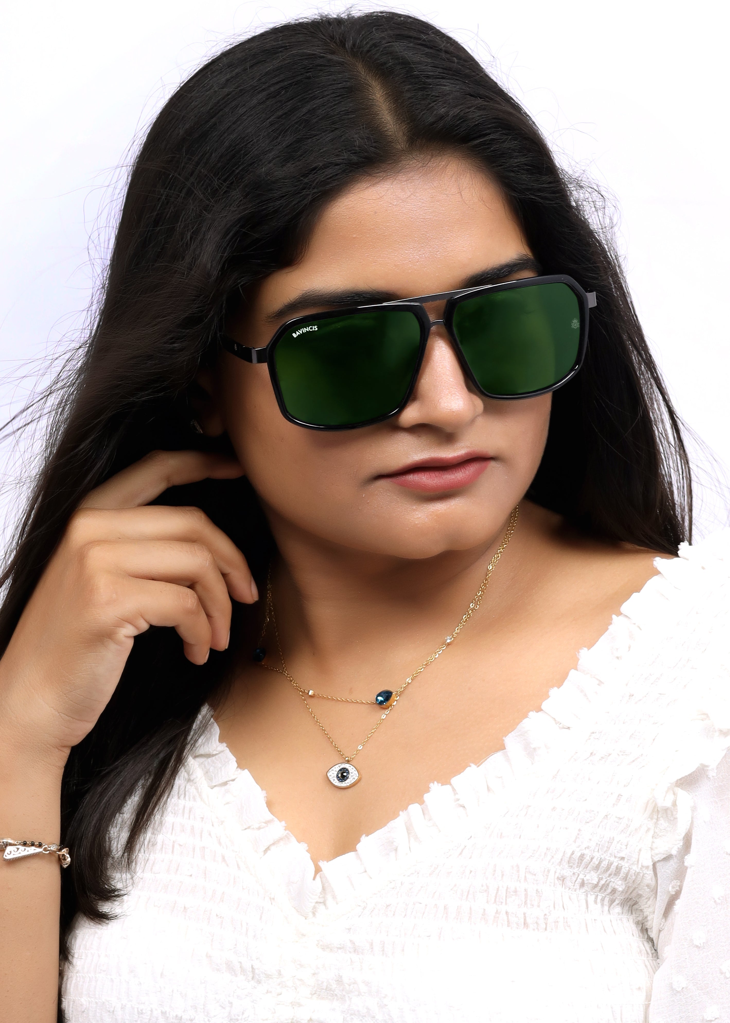 Bavincis Markus Black And Green Edition Sunglasses