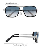 Bavincis Stanly D11 Silver And Gray Gradient Edition Sunglasses