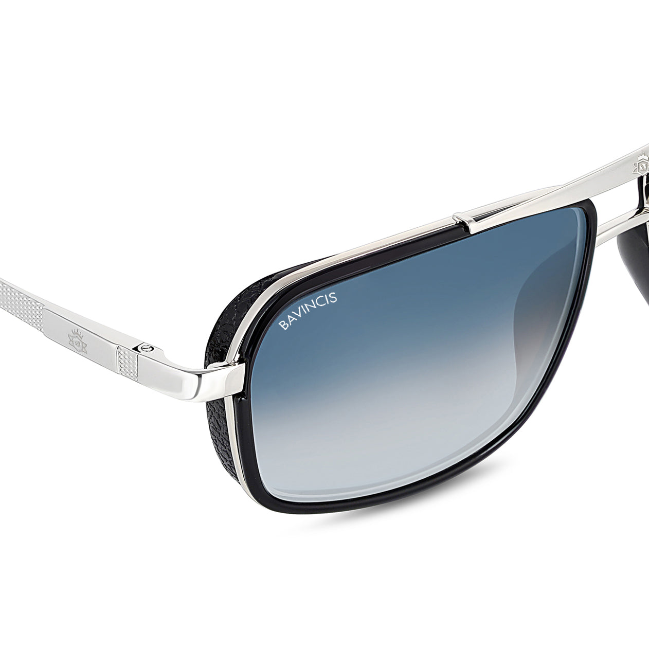 Bavincis Stanly D11 Silver And Gray Gradient Edition Sunglasses