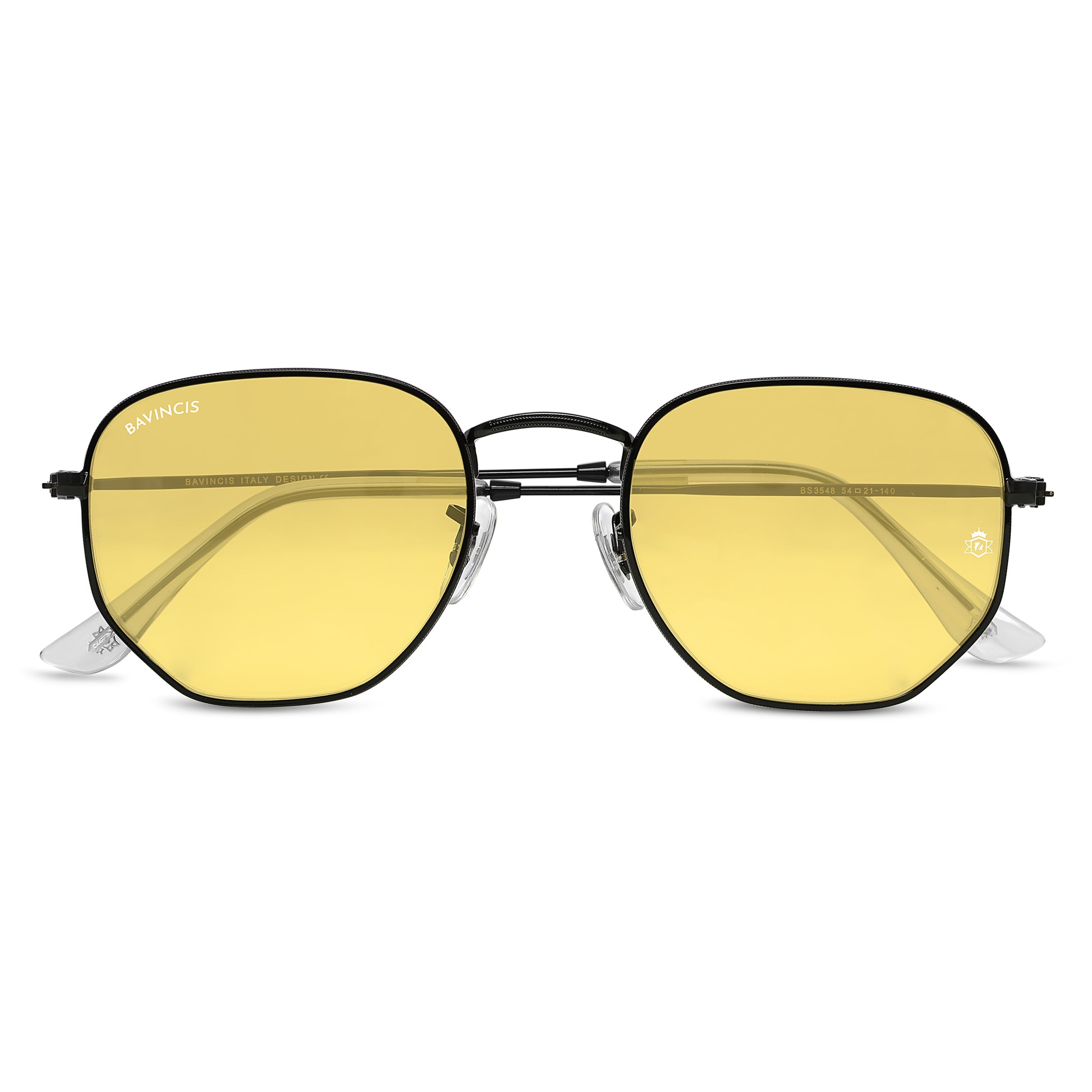 Bavincis Gemini Black And Yellow Edition Sunglasses