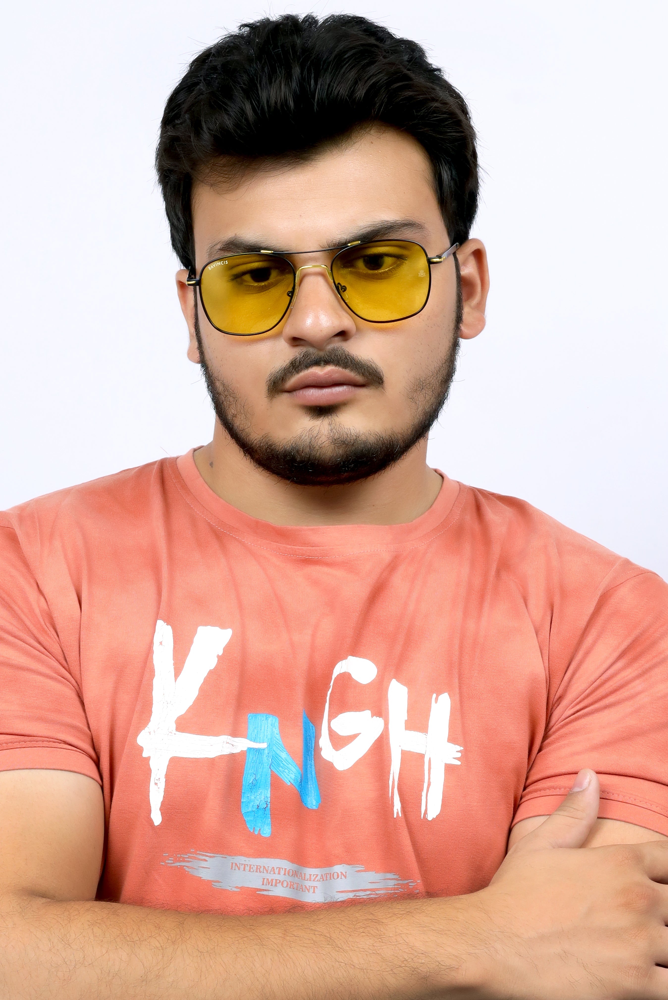 Bavincis Focal Black And Yellow Edition Sunglasses