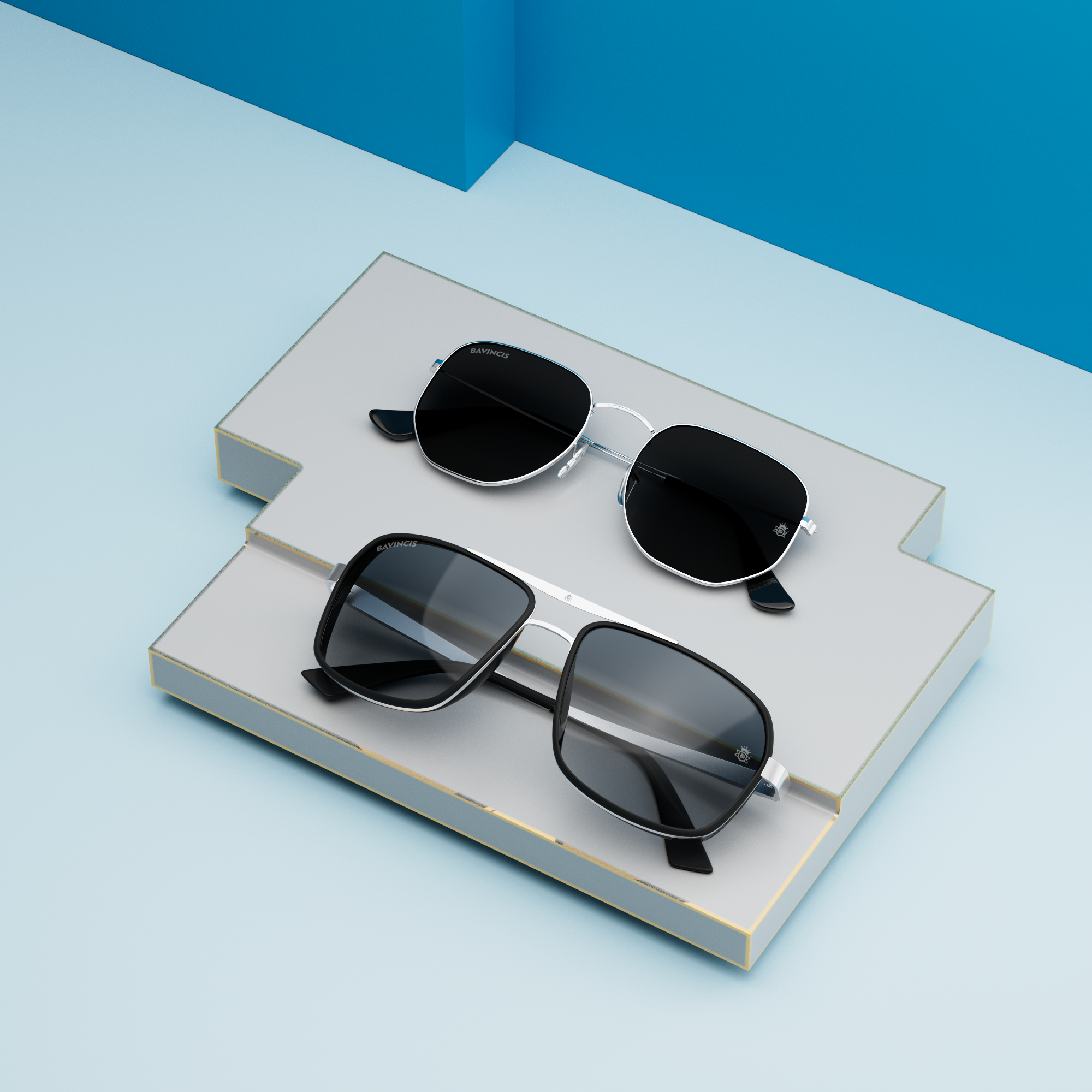 Bavincis Stanly & Gemini Edition Couple Sunglasses