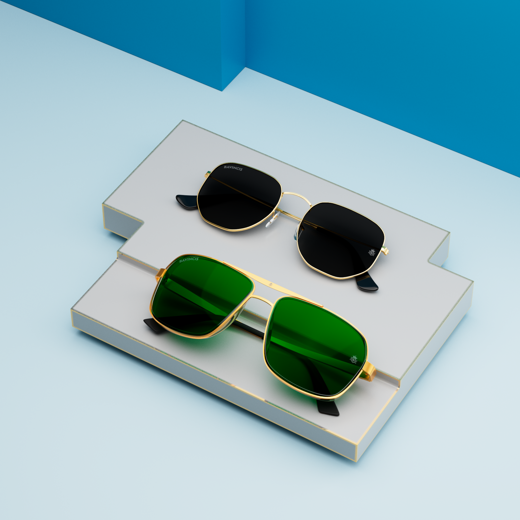 Bavincis Stanly & Gemini Edition Couple Sunglasses