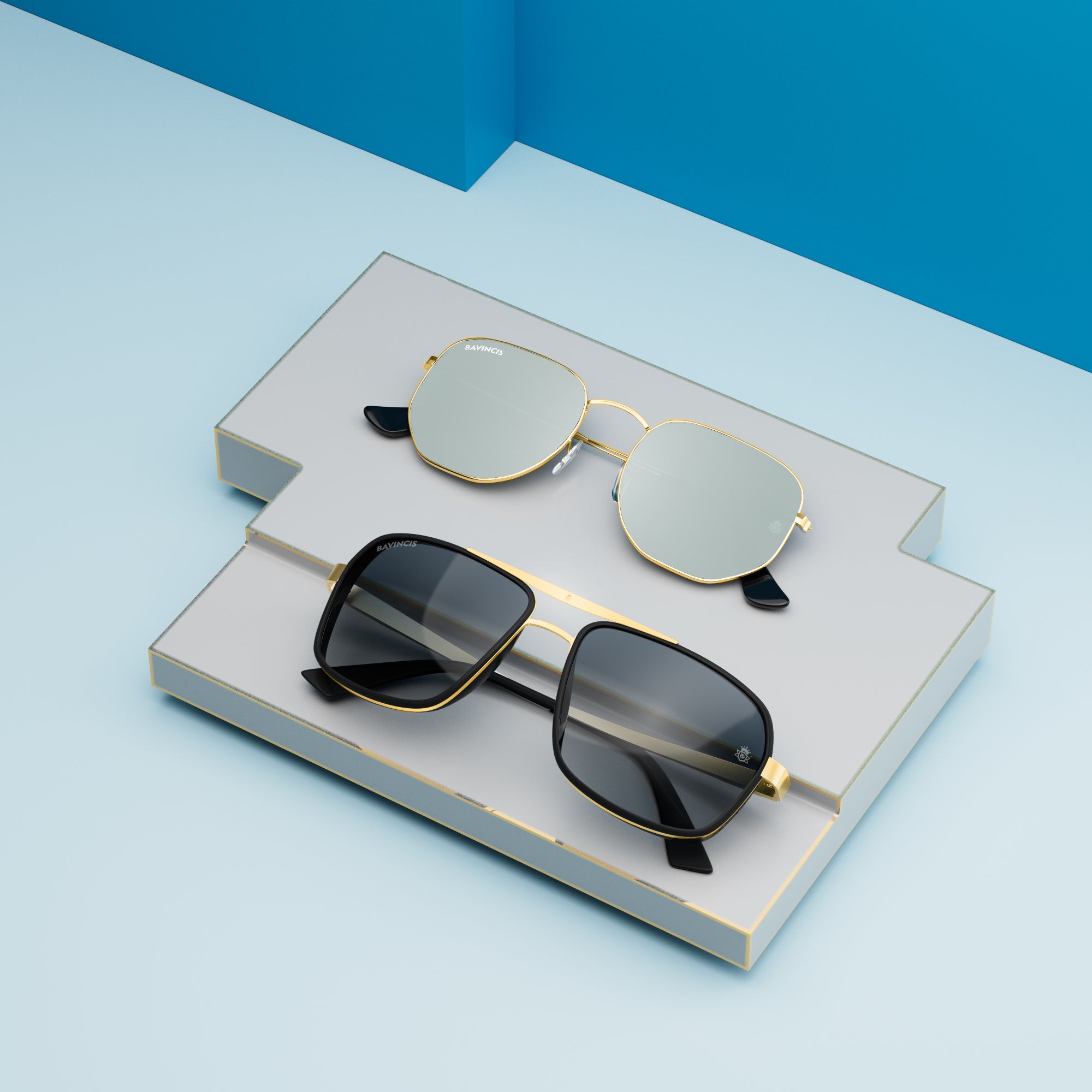 Bavincis Stanly & Gemini Edition Couple Sunglasses