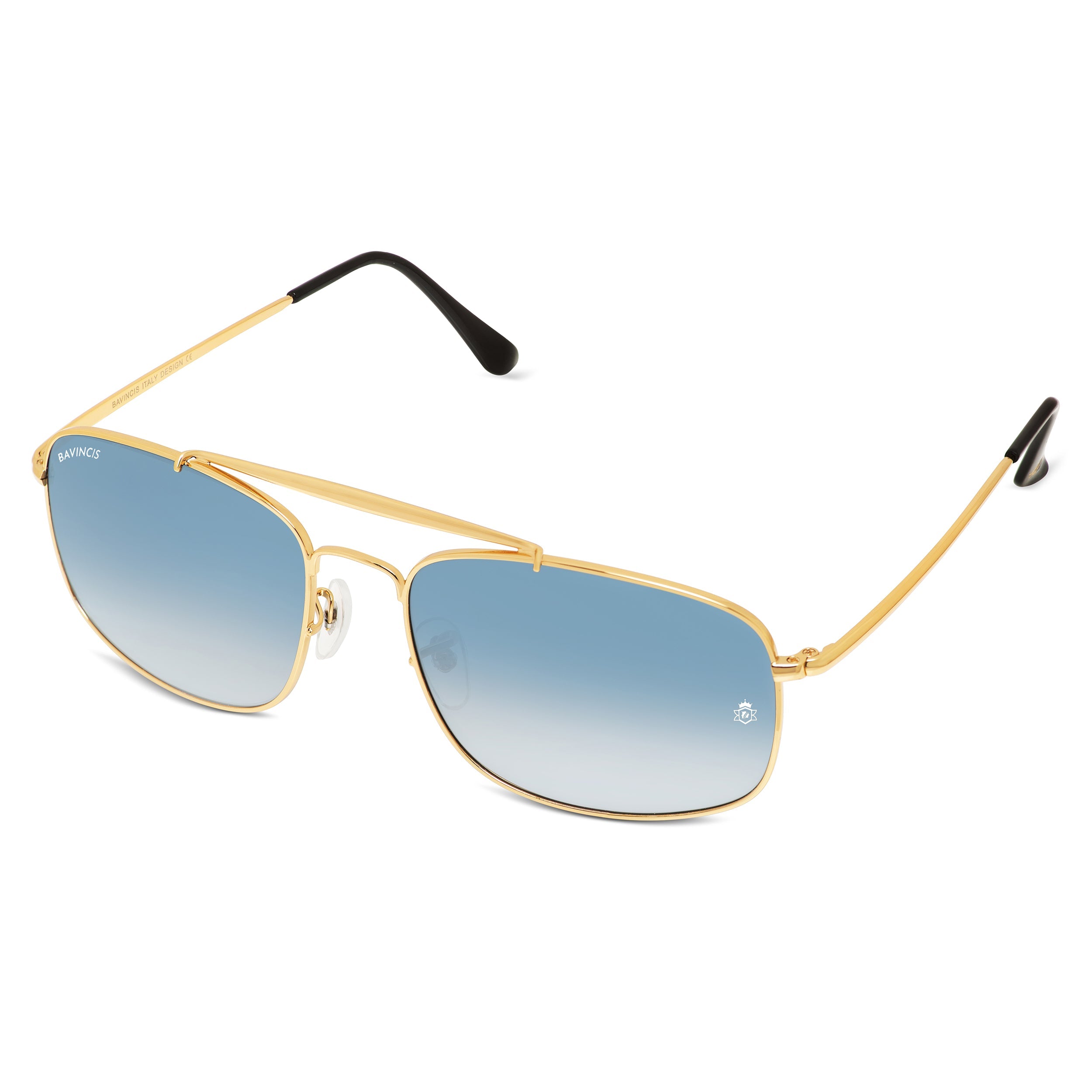 Bavincis Linford Gold And Classic Blue Edition Sunglasses