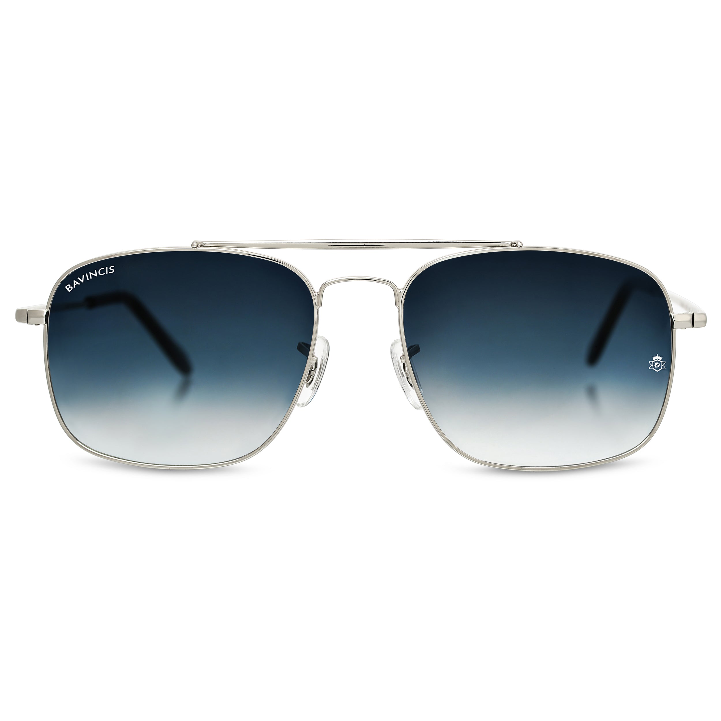Bavincis Linford Silver And Grey Gradient Edition Sunglasses