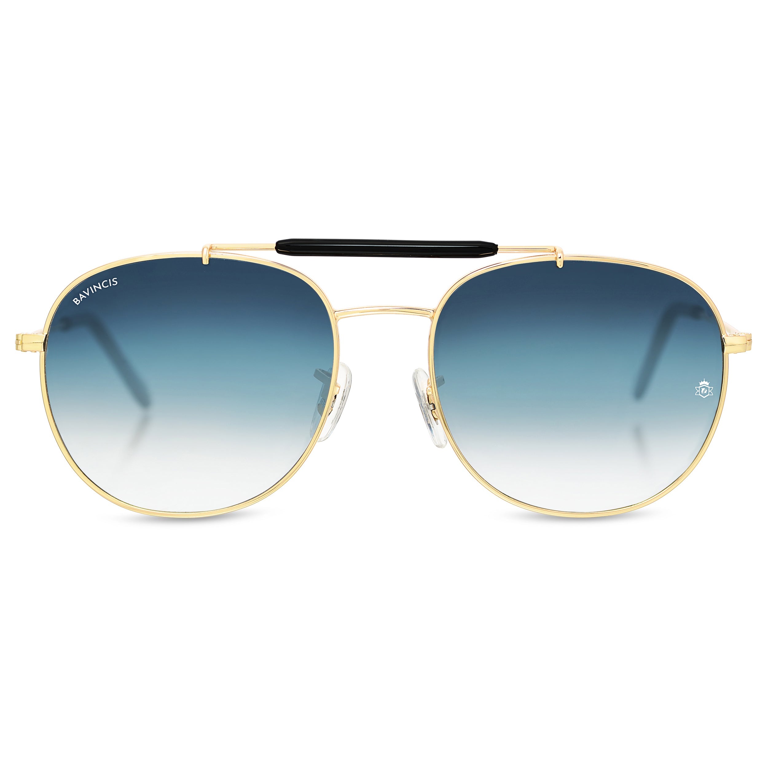Bavincis Caliber Gold And Grey Gradient Edition sunglasses