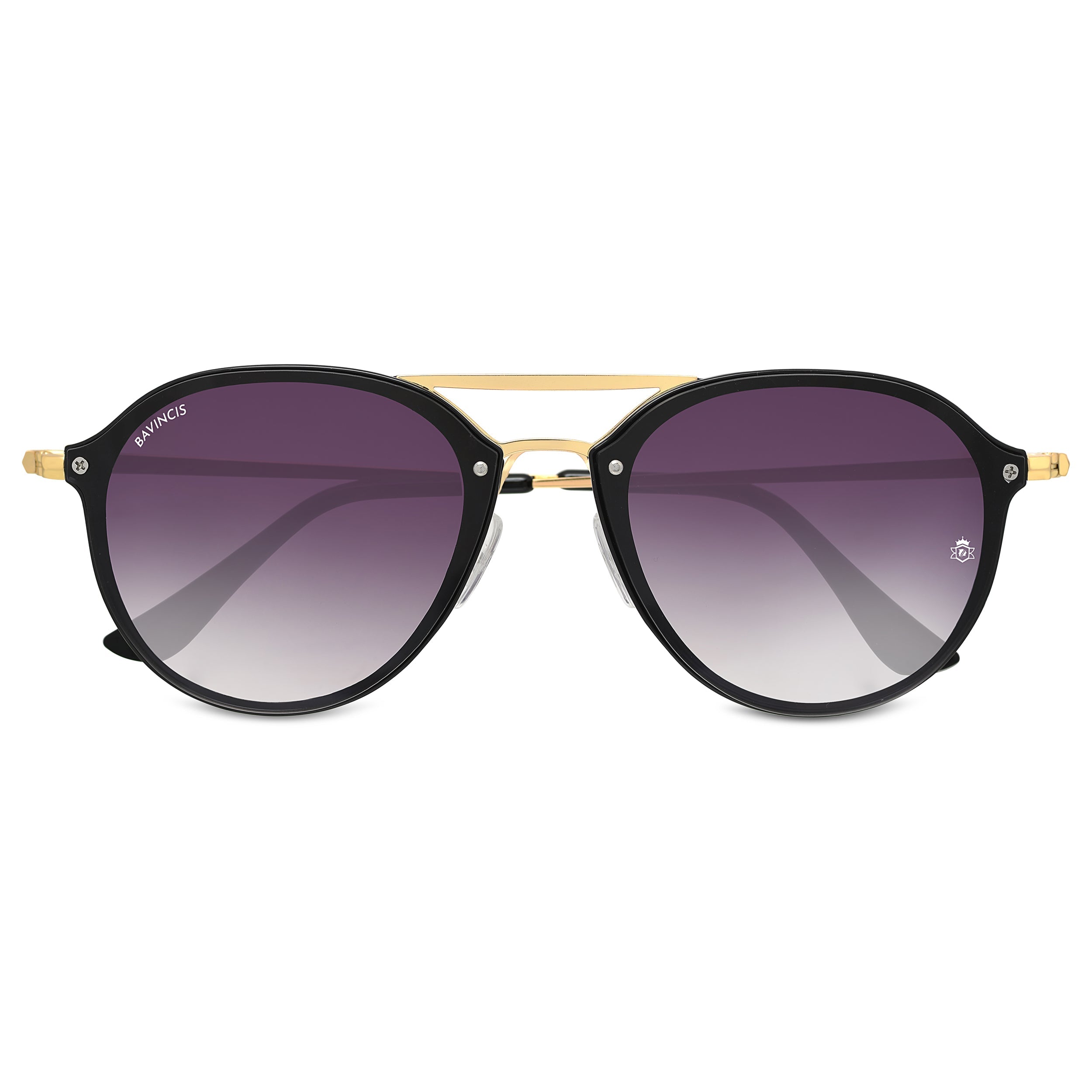 Bavincis Walker Gold And Grey Gradient Edition Sunglasses - BAVINCIS