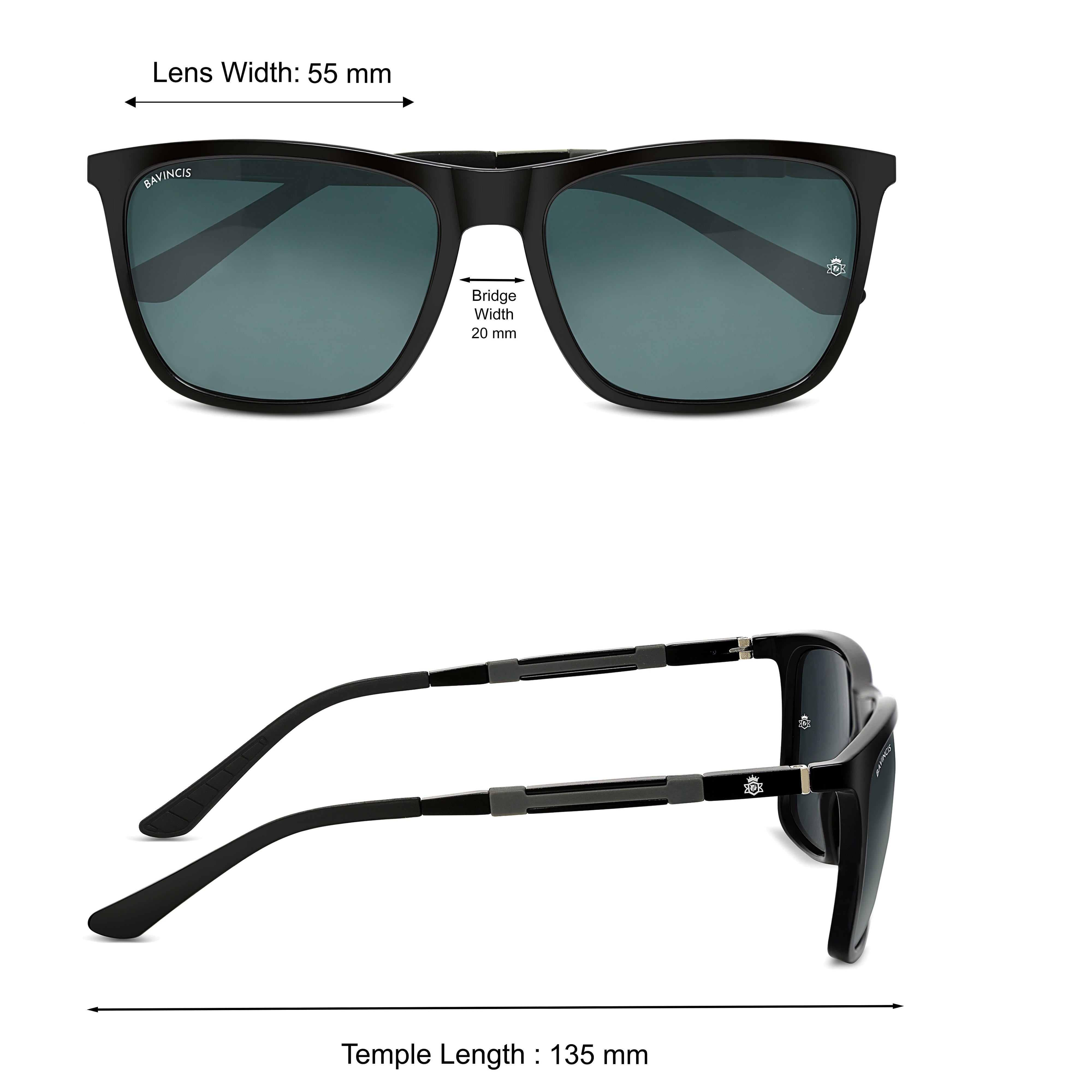 Bavincis Flair Black And Black Edition Sunglasses - BAVINCIS