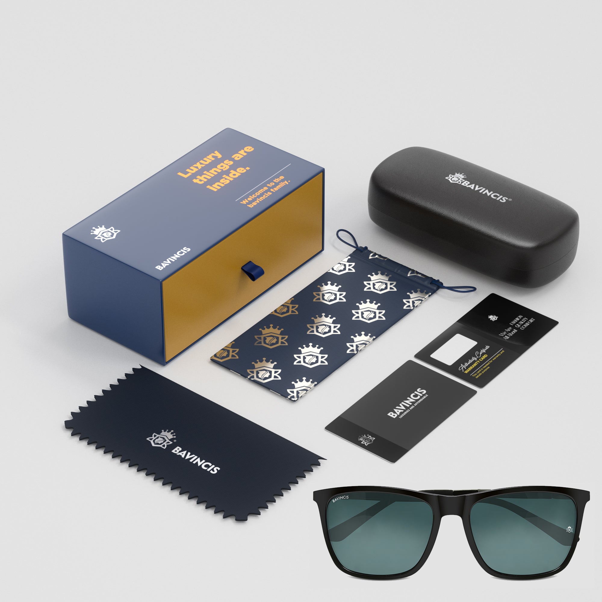 Bavincis Flair Black And Black Edition Sunglasses