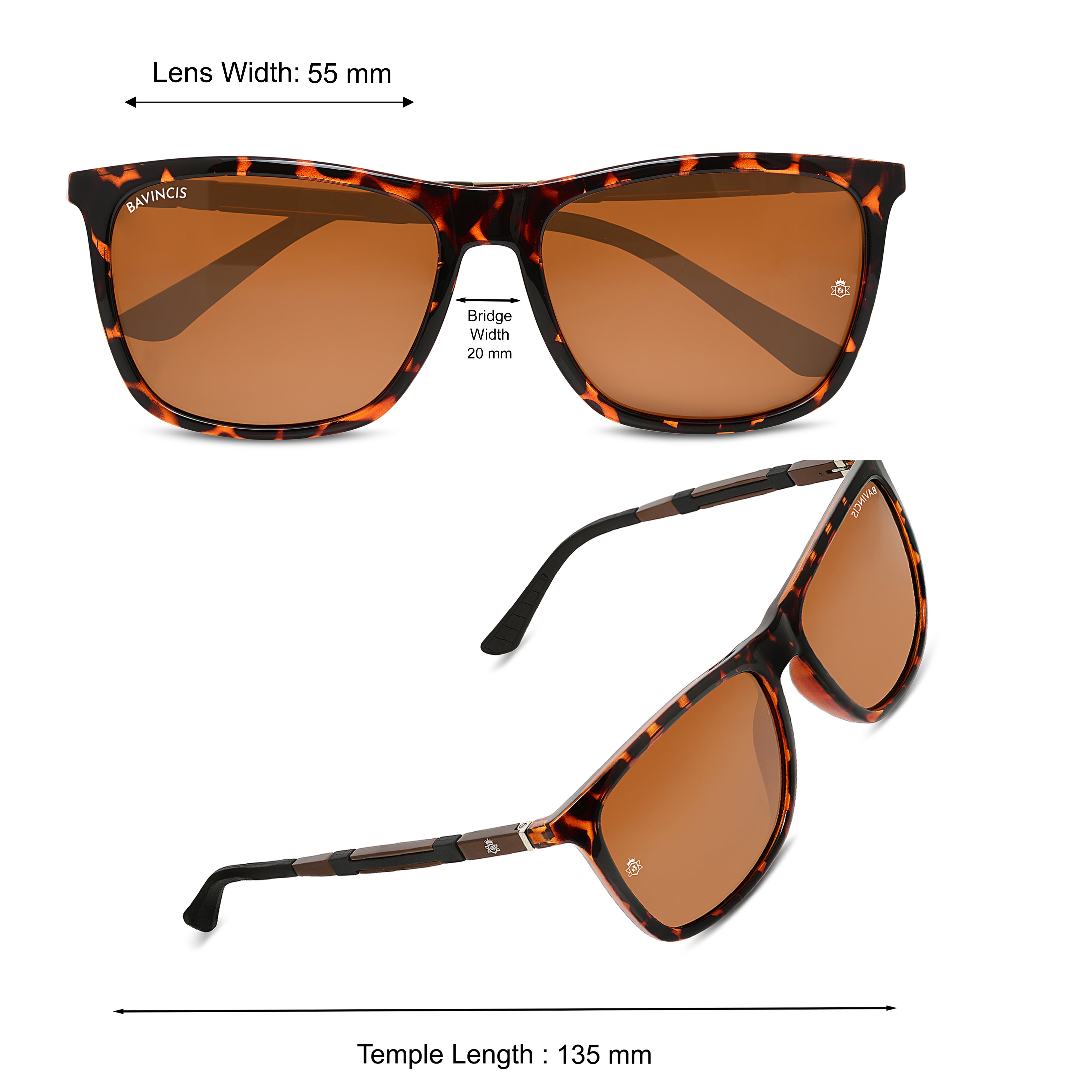 Bavincis Flair Brown And Brown Edition Sunglasses