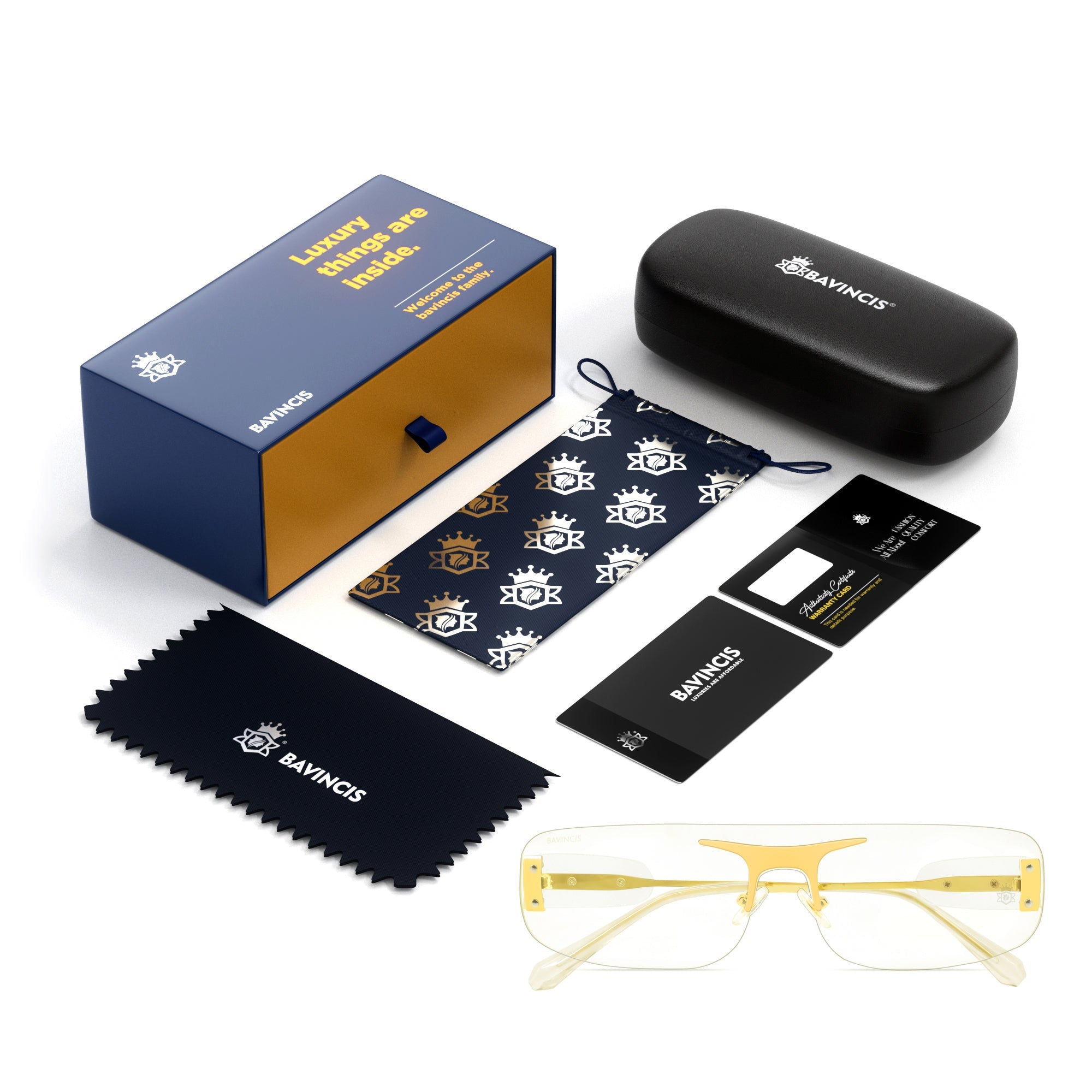 Bavincis Bayons Gold And Day Night Edition Sunglasses