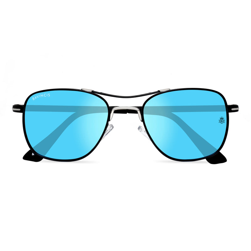 Bavincis Focal Black And Blue Mercury-Edition Sunglasses