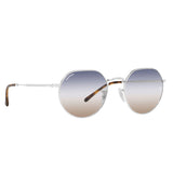 Bavincis Cooper Silver And Blue-Brown Gradient Edition Sunglasses