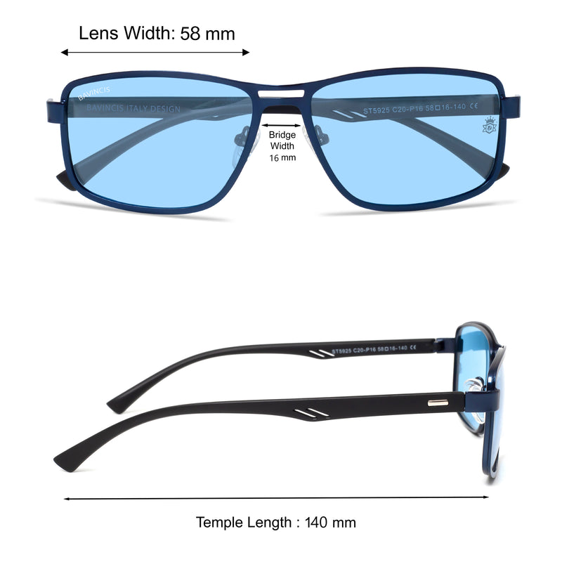 Bavincis Deluxe Blue And Blue Candy Edition Sunglasses