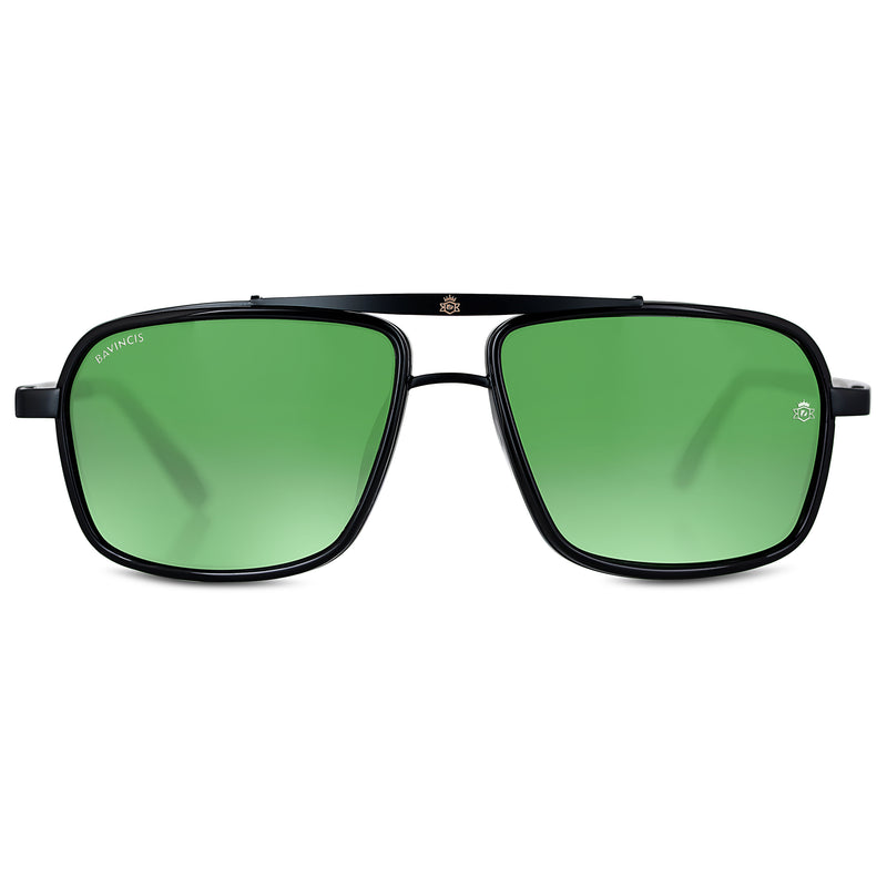 Bavincis Stanly D11 Black And Green Edition sunglasses - BAVINCIS