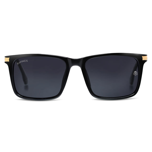 Bavincis Milano Glossy Black And Black Edition Sunglasses - BAVINCIS