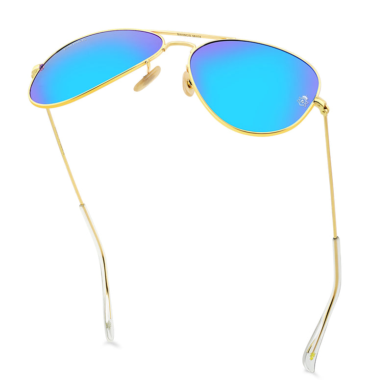 Bavincis Tommy Gold and Blue Mercury Edition sunglasses - BAVINCIS