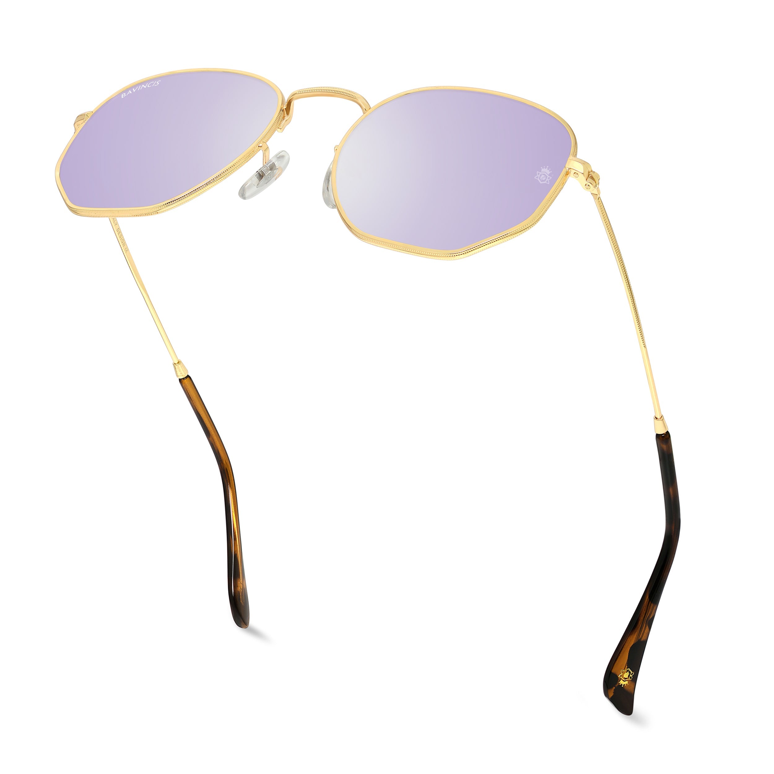 Bavincis Gemini Gold And Violet  Edition Sunglasses