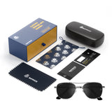 Bavincis Focal Silver And Black Edition Sunglasses