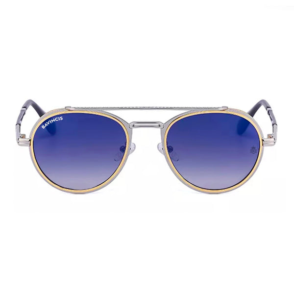 Bavincis Kindon Gold And Blue Gradient Edition Sunglasses