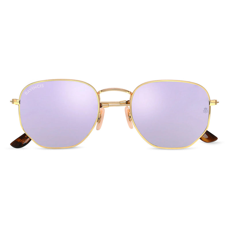 Bavincis Gemini Gold And Violet  Edition Sunglasses