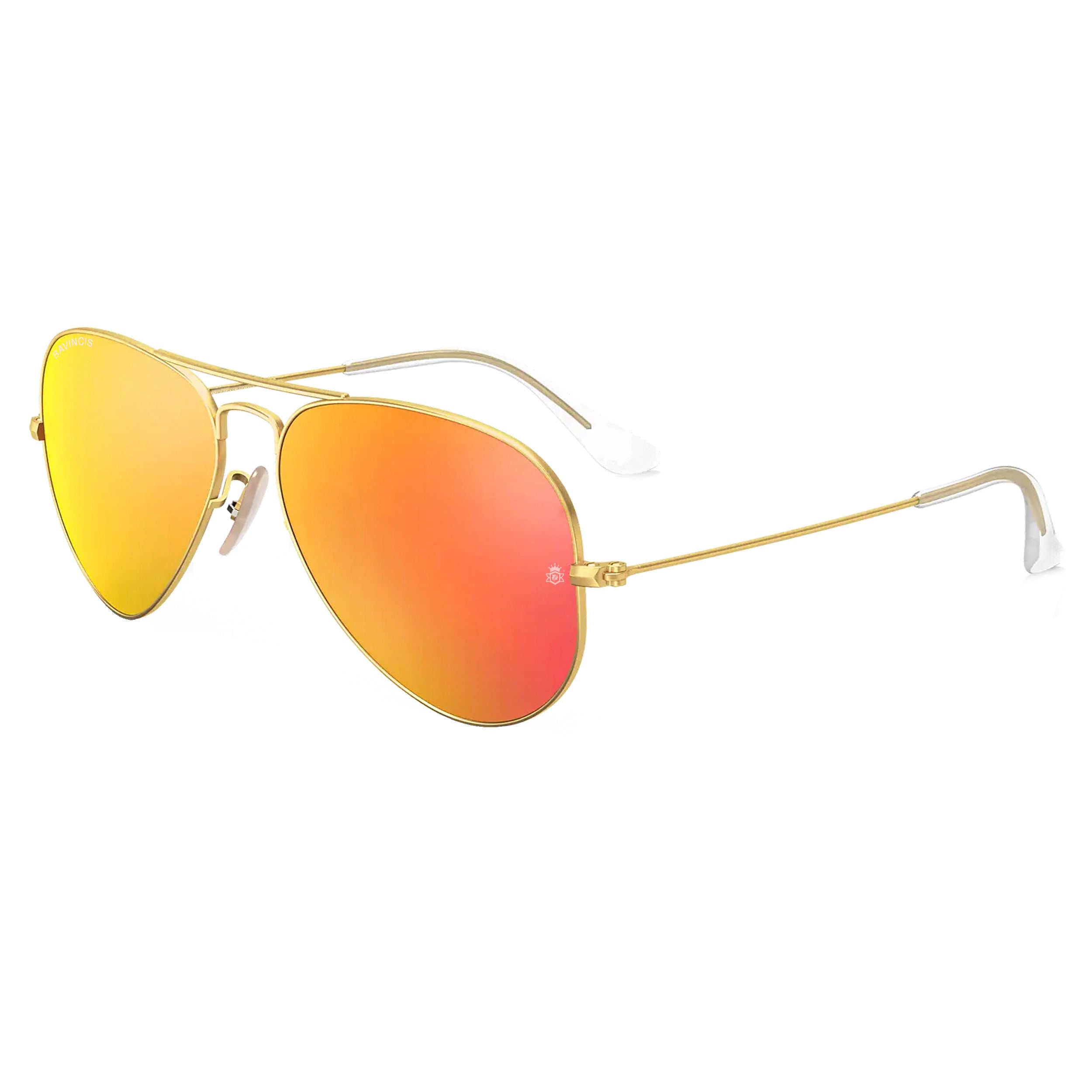 Bavincis Tommy Gold And Orange Mercury Edition Sunglasses