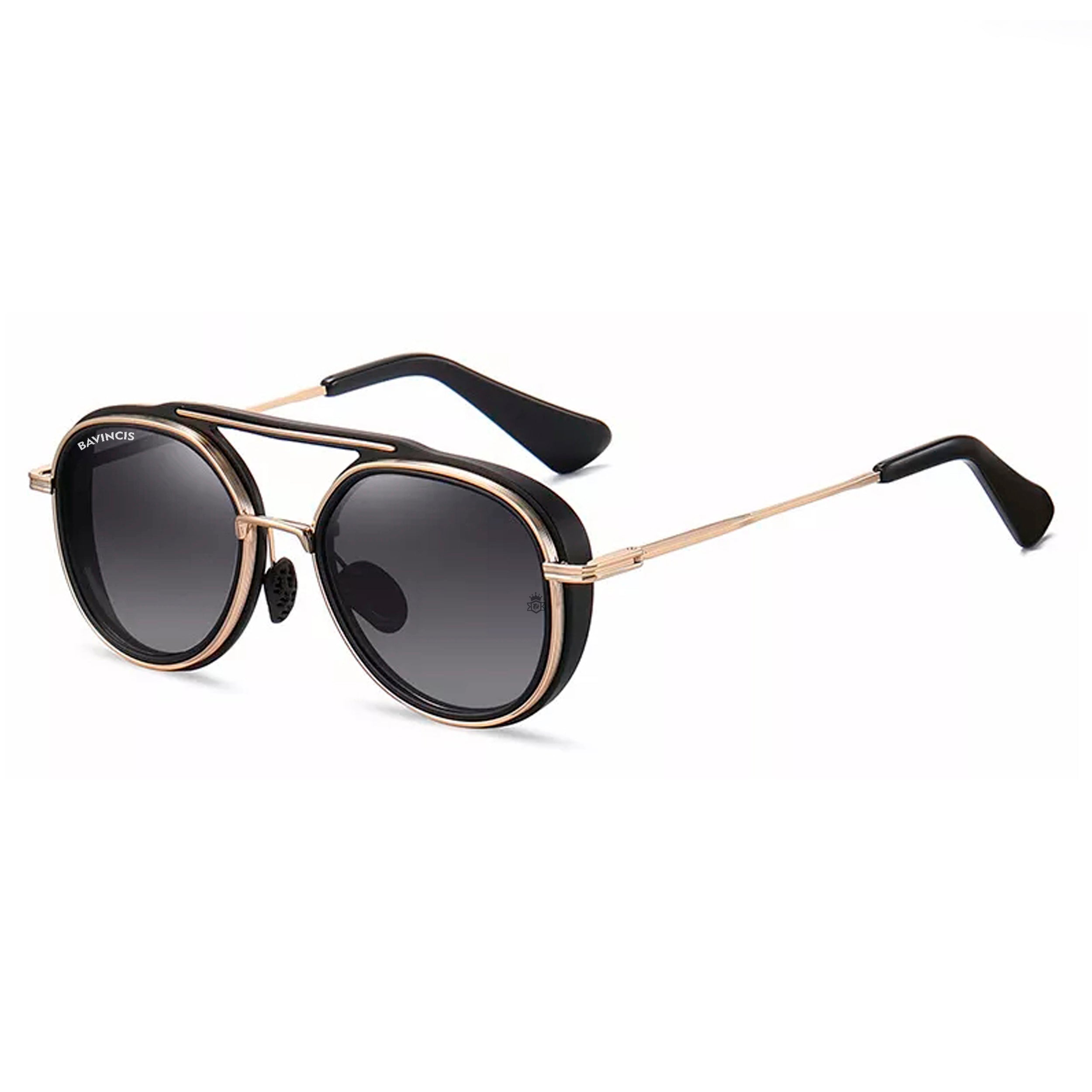 Bavincis Fleets Gold And Grey Gradient Edition Sunglasses