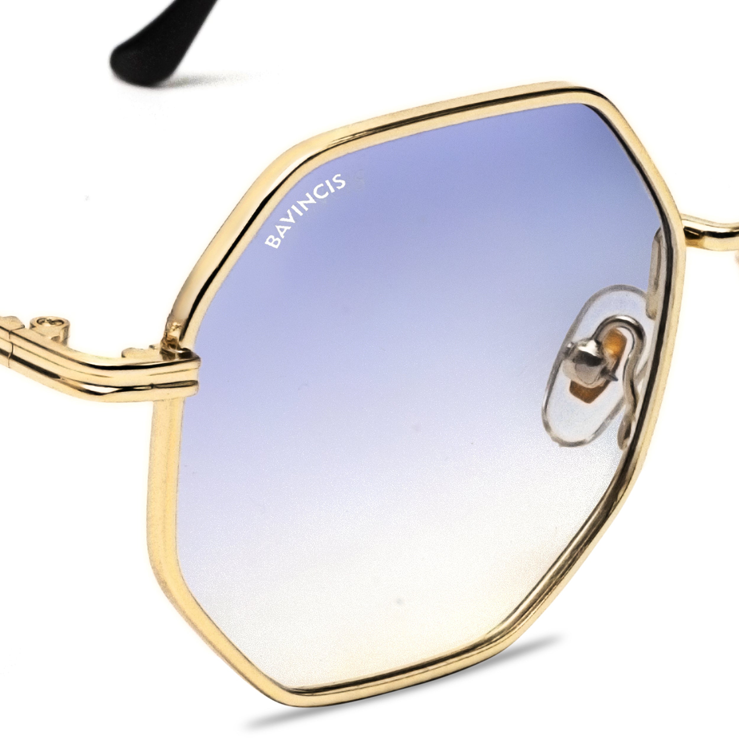 Bavincis Baystacks Gold And Blue Gradient Edition Sunglasses