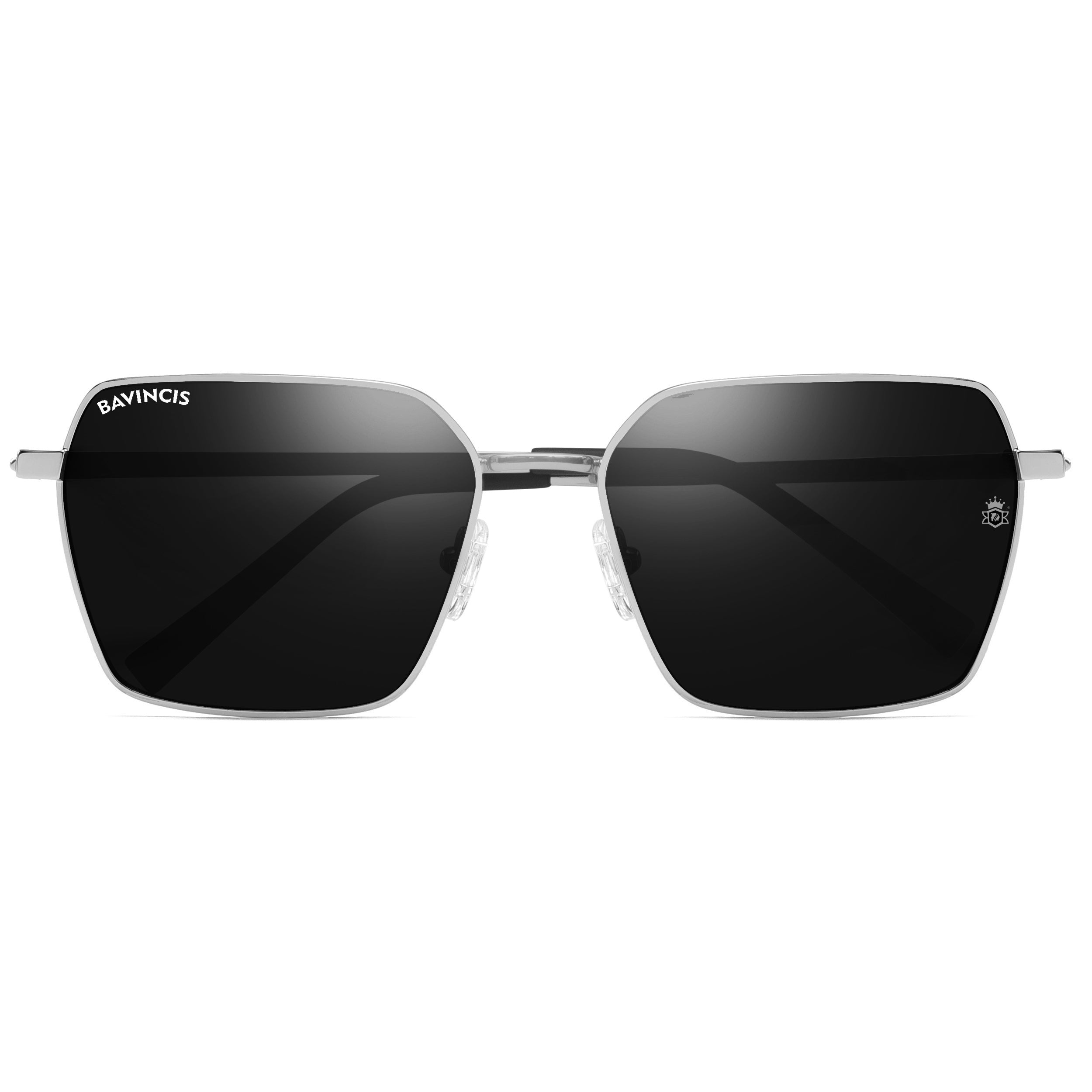 Bavincis The Bond Silver And Black Edition Sunglasses