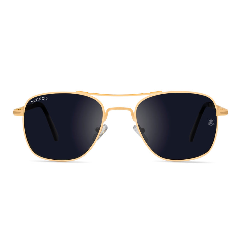 Bavincis Focal Gold And Black Edition Sunglasses