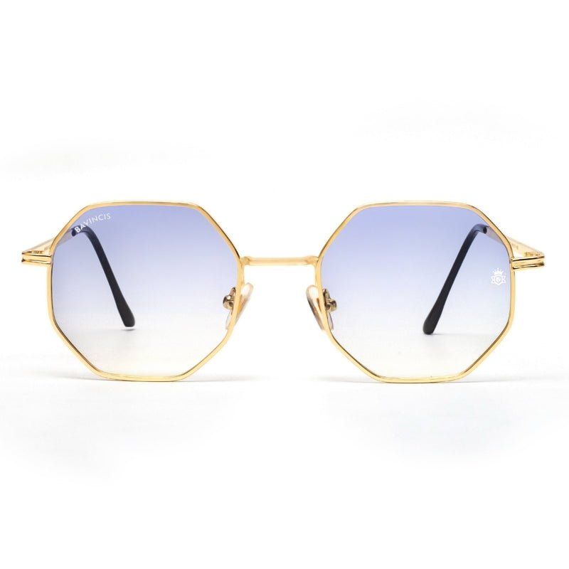 Bavincis Baystacks Gold And Blue Gradient Edition Sunglasses