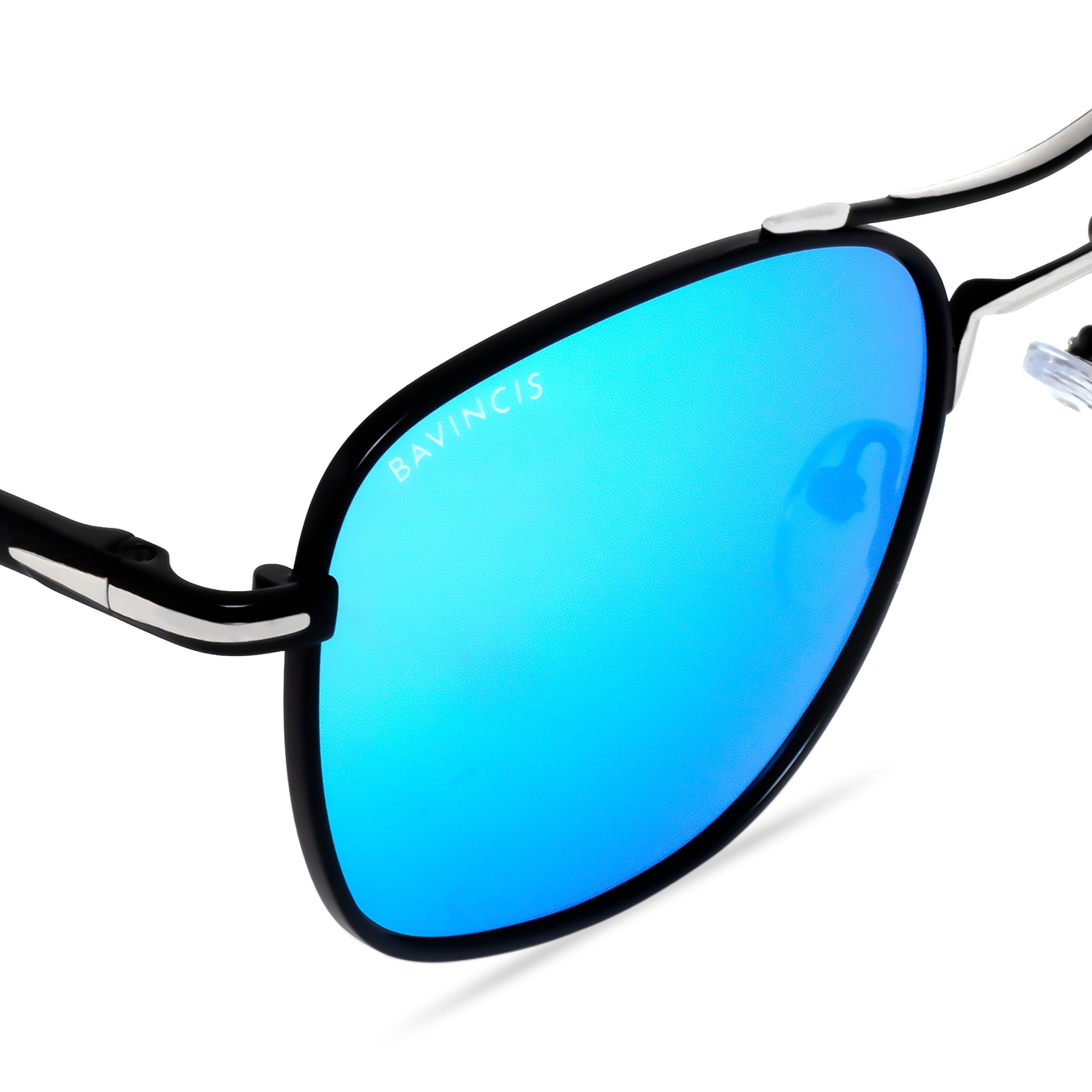 Bavincis Focal Black And Blue Mercury-Edition Sunglasses