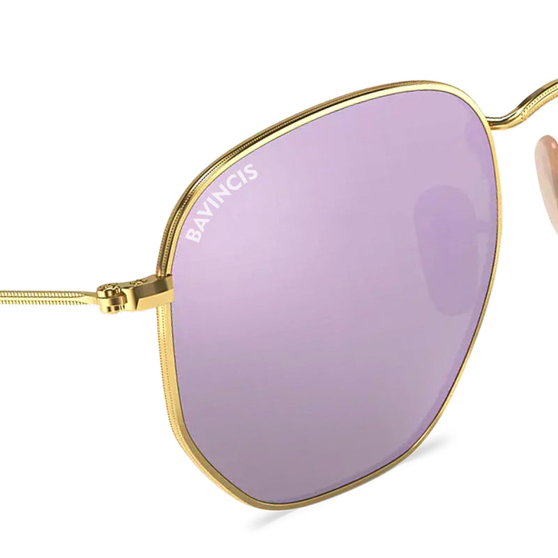Bavincis Gemini Gold And Violet  Edition Sunglasses