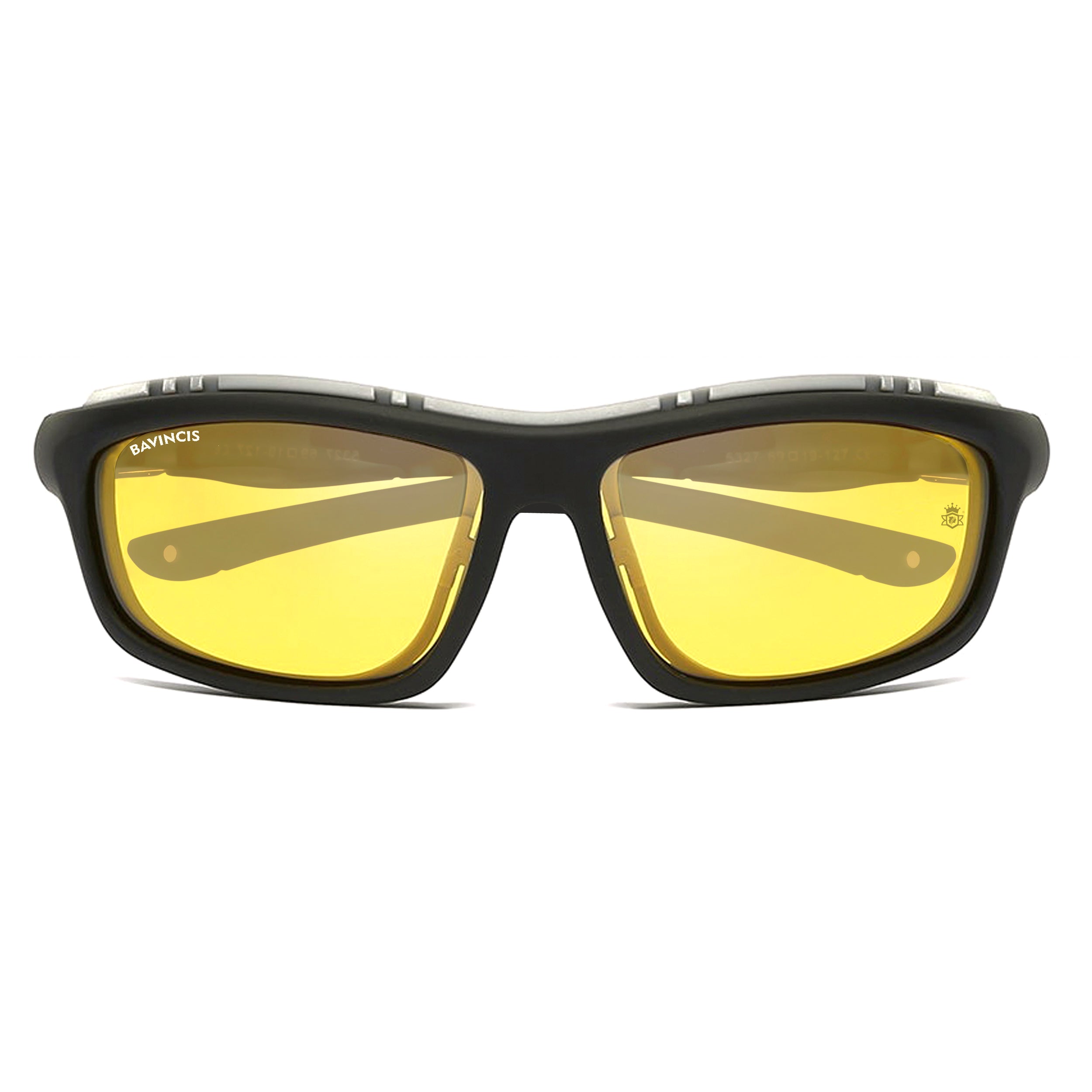 Bavincis Albert Black and Yellow Sports Edition Sunglasses