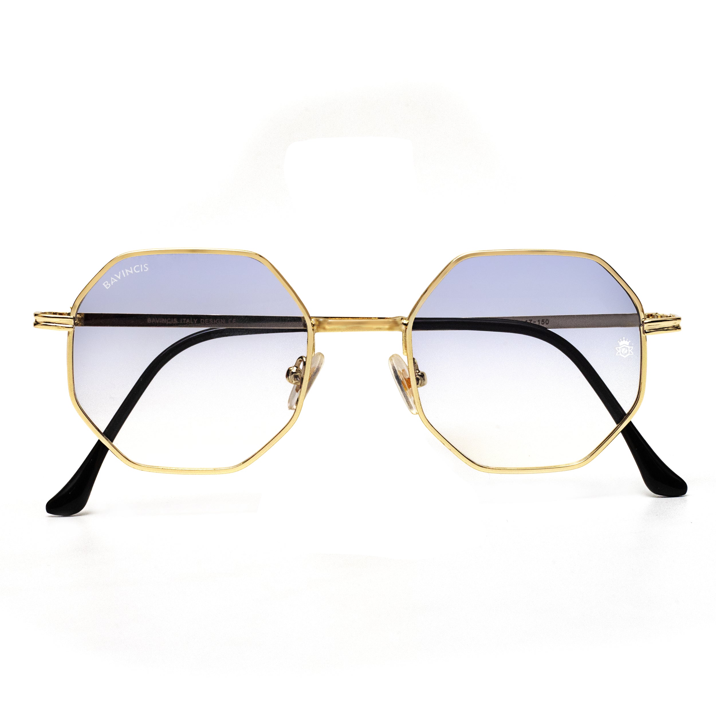 Bavincis Baystacks Gold And Blue Gradient Edition Sunglasses