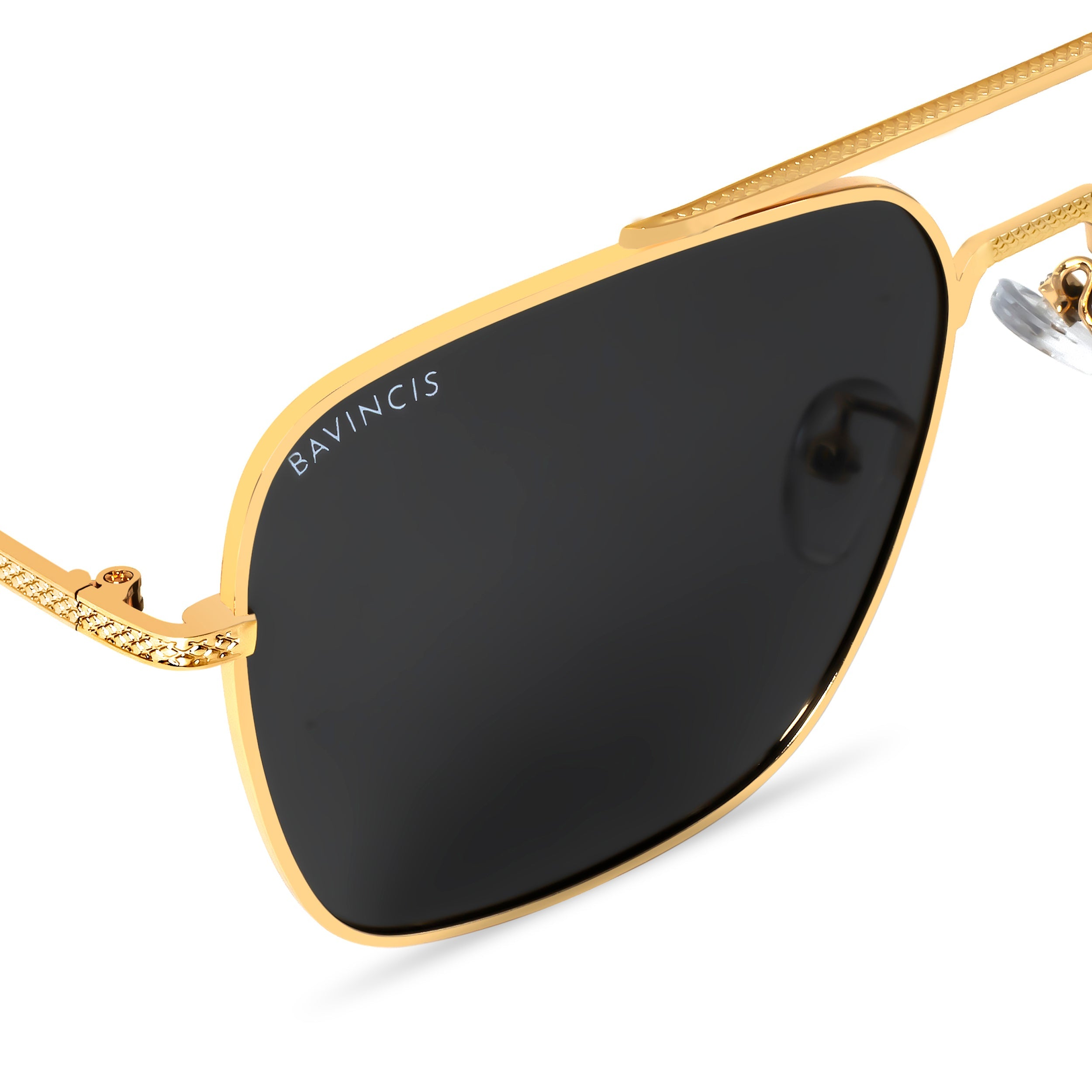 Bavincis Hyper Black And Gold Edition Sunglasses