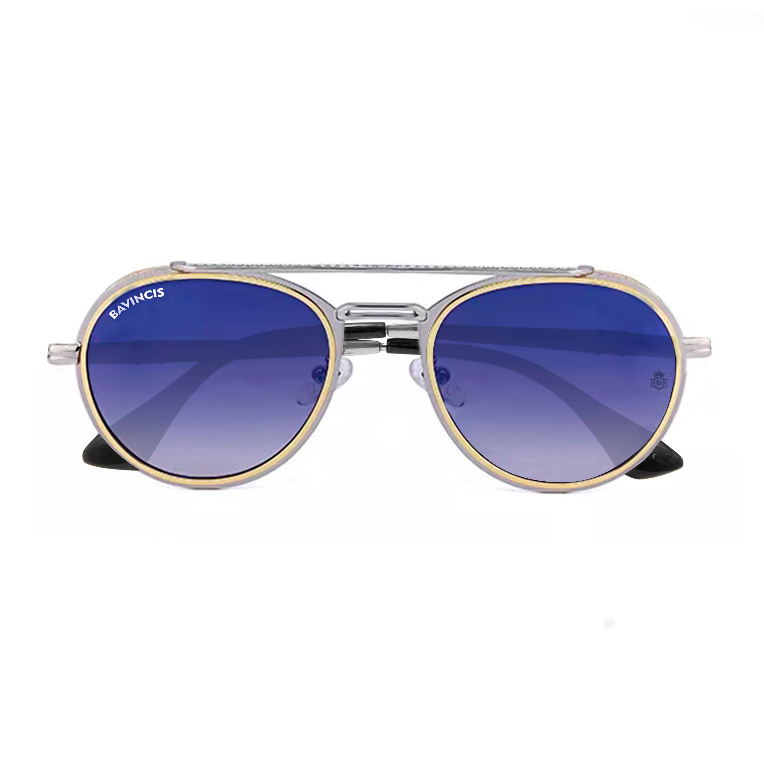 Bavincis Kindon Gold And Blue Gradient Edition Sunglasses