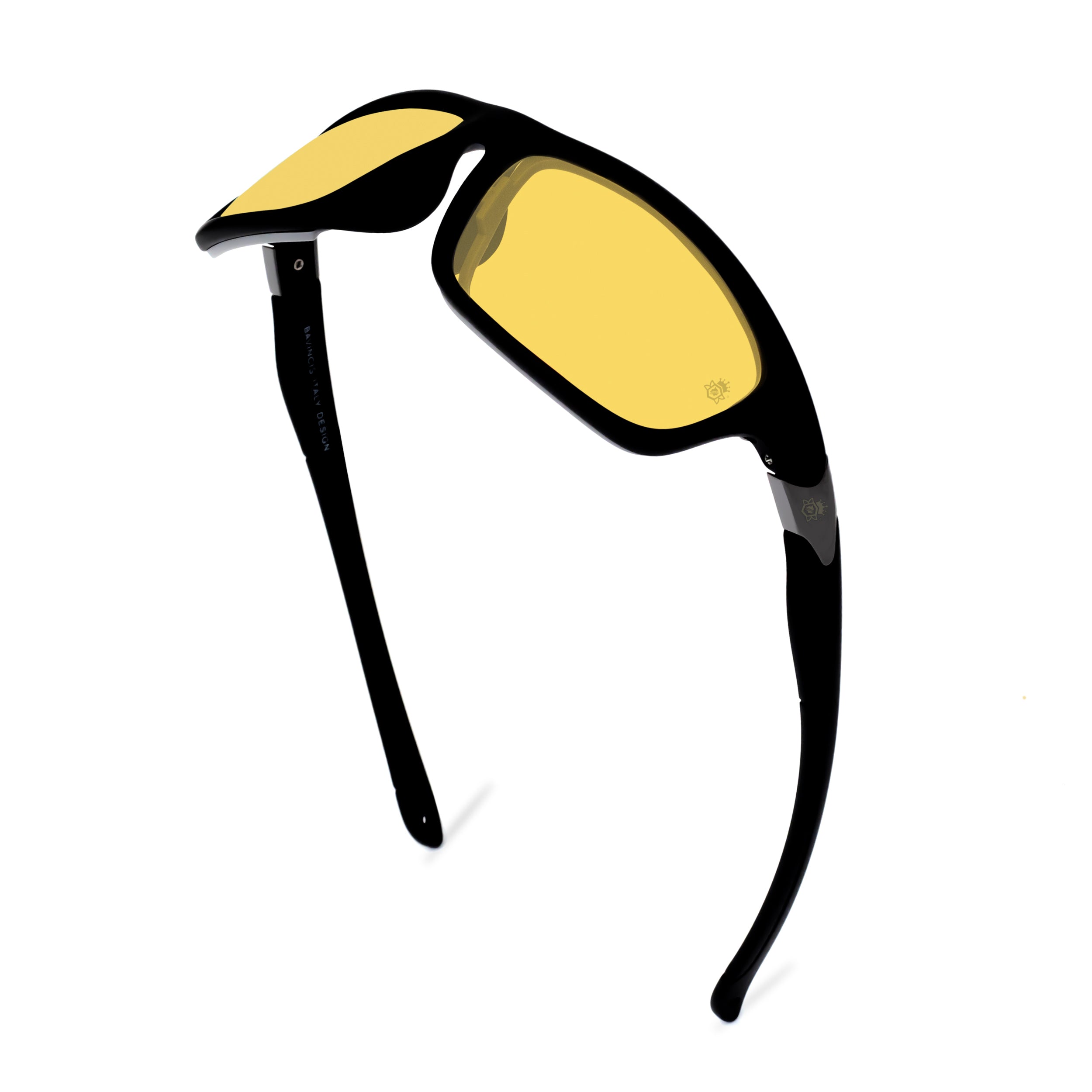 Bavincis Albert Black and Yellow Sports Edition Sunglasses