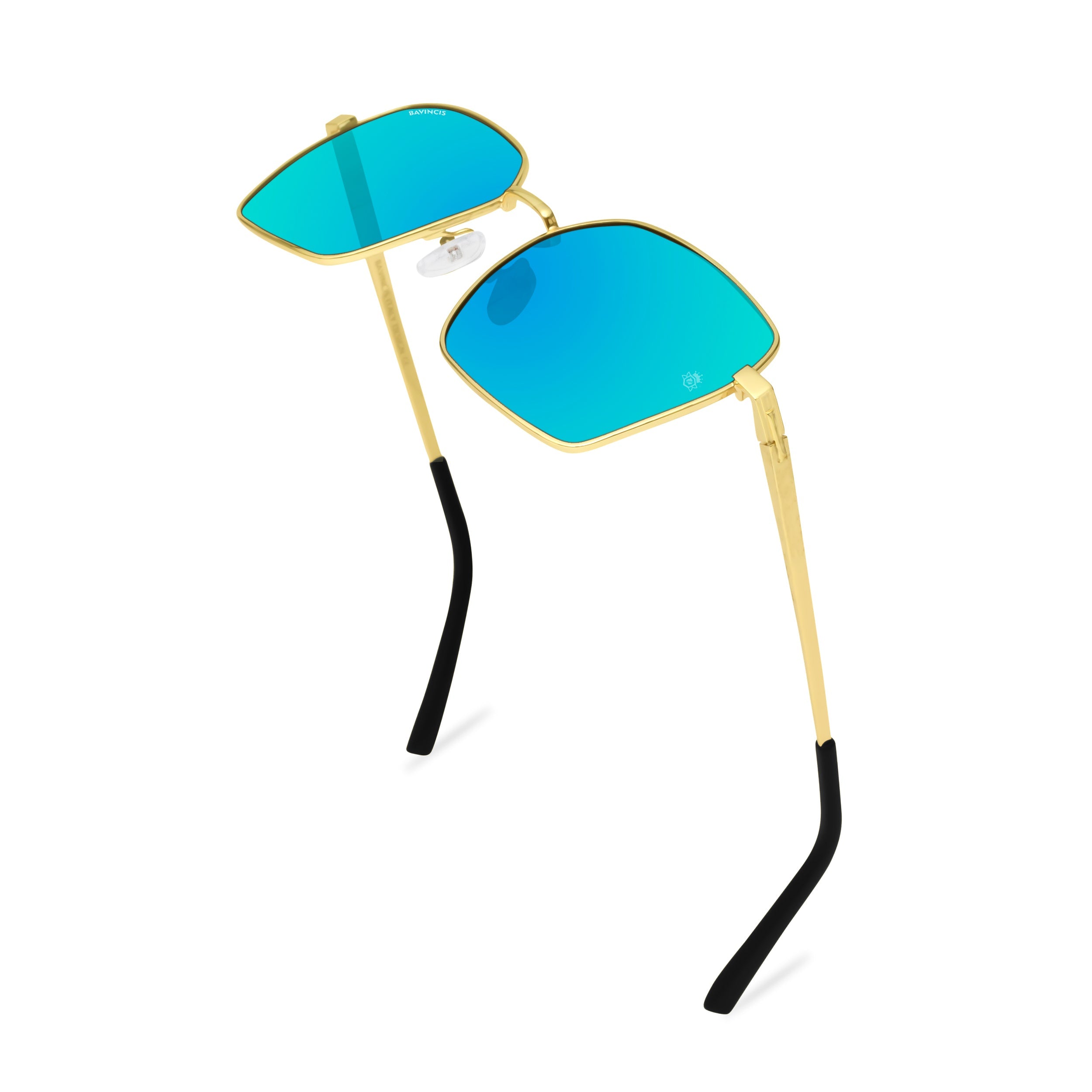 Bavincis The Bond Gold And Aqua Green Edition sunglasses