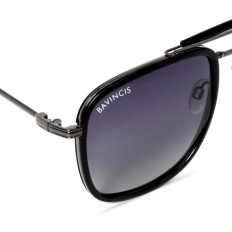 Bavincis Wink Black  And Grey Gradient Edition Sunglasses