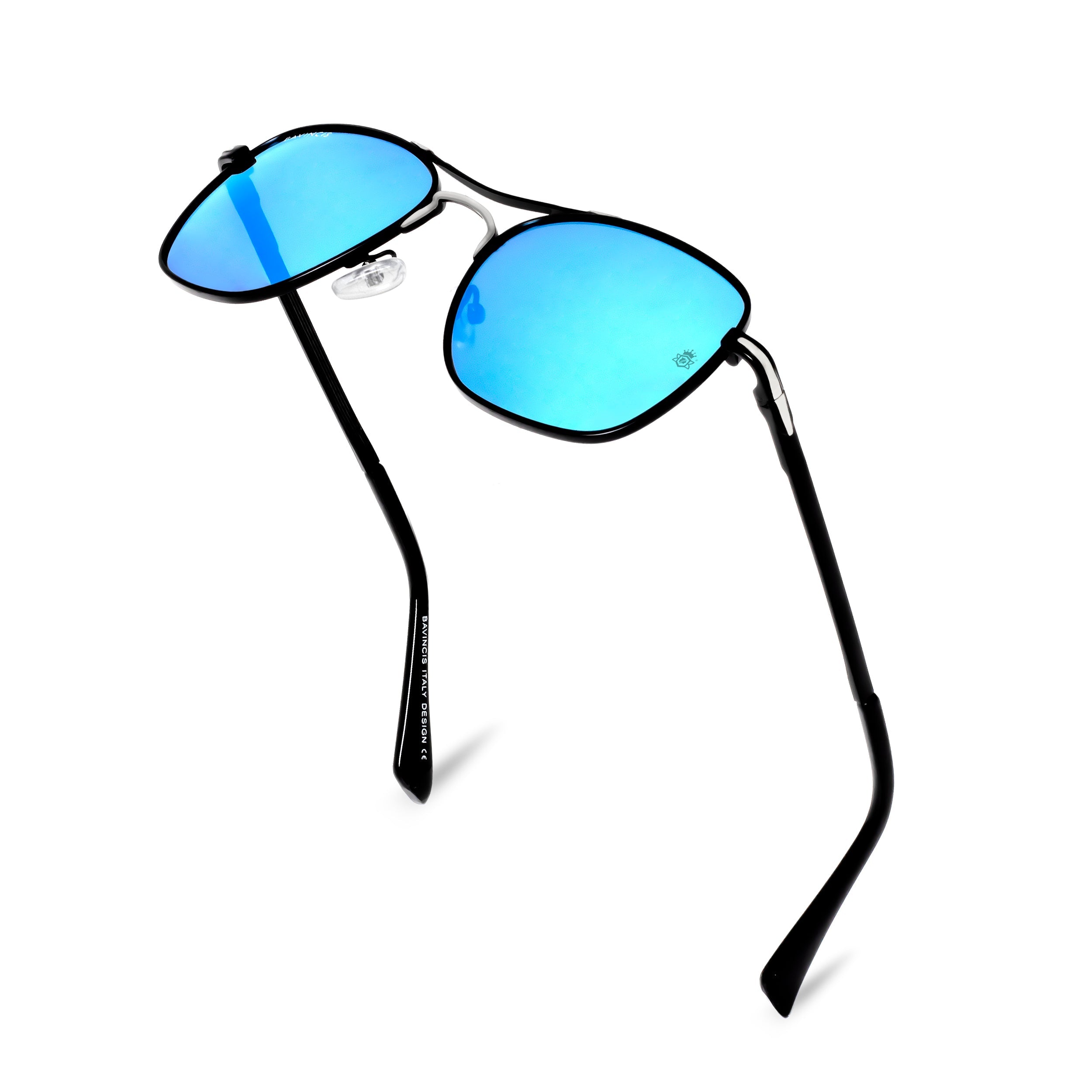 Bavincis Focal Black And Blue Mercury-Edition Sunglasses