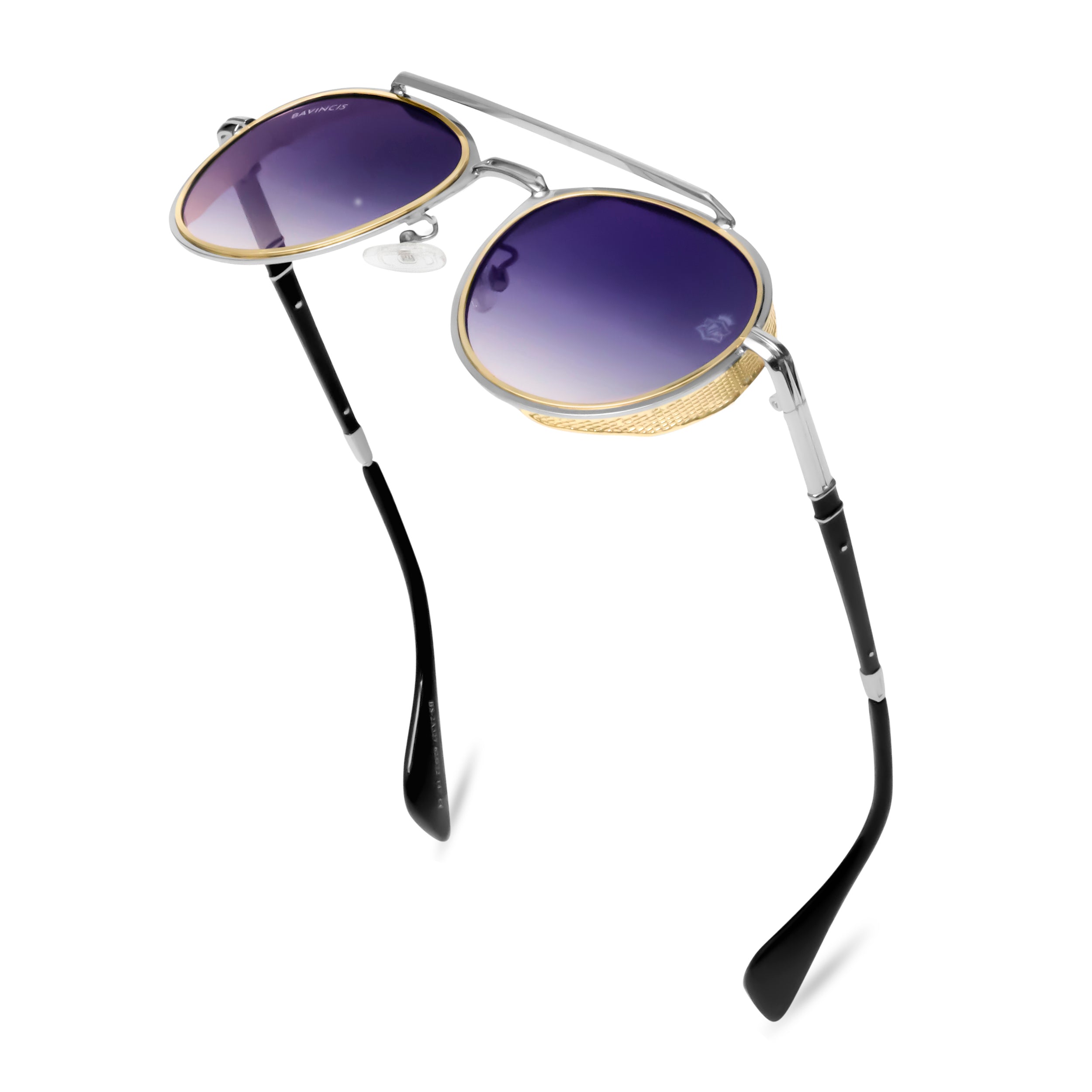 Bavincis Kindon Gold And Blue Gradient Edition Sunglasses