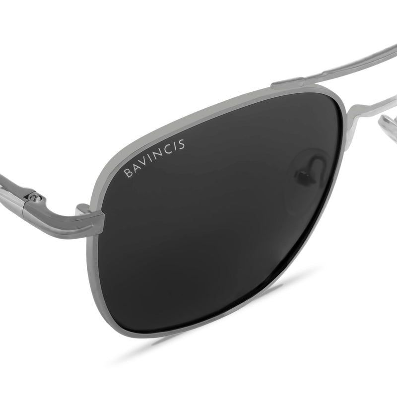 Bavincis Focal Silver And Black Edition Sunglasses