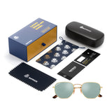 Bavincis Gemini Gold And Silver Mercury Edition Sunglasses