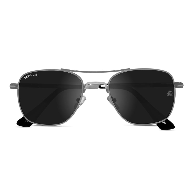Bavincis Focal Silver And Black Edition Sunglasses