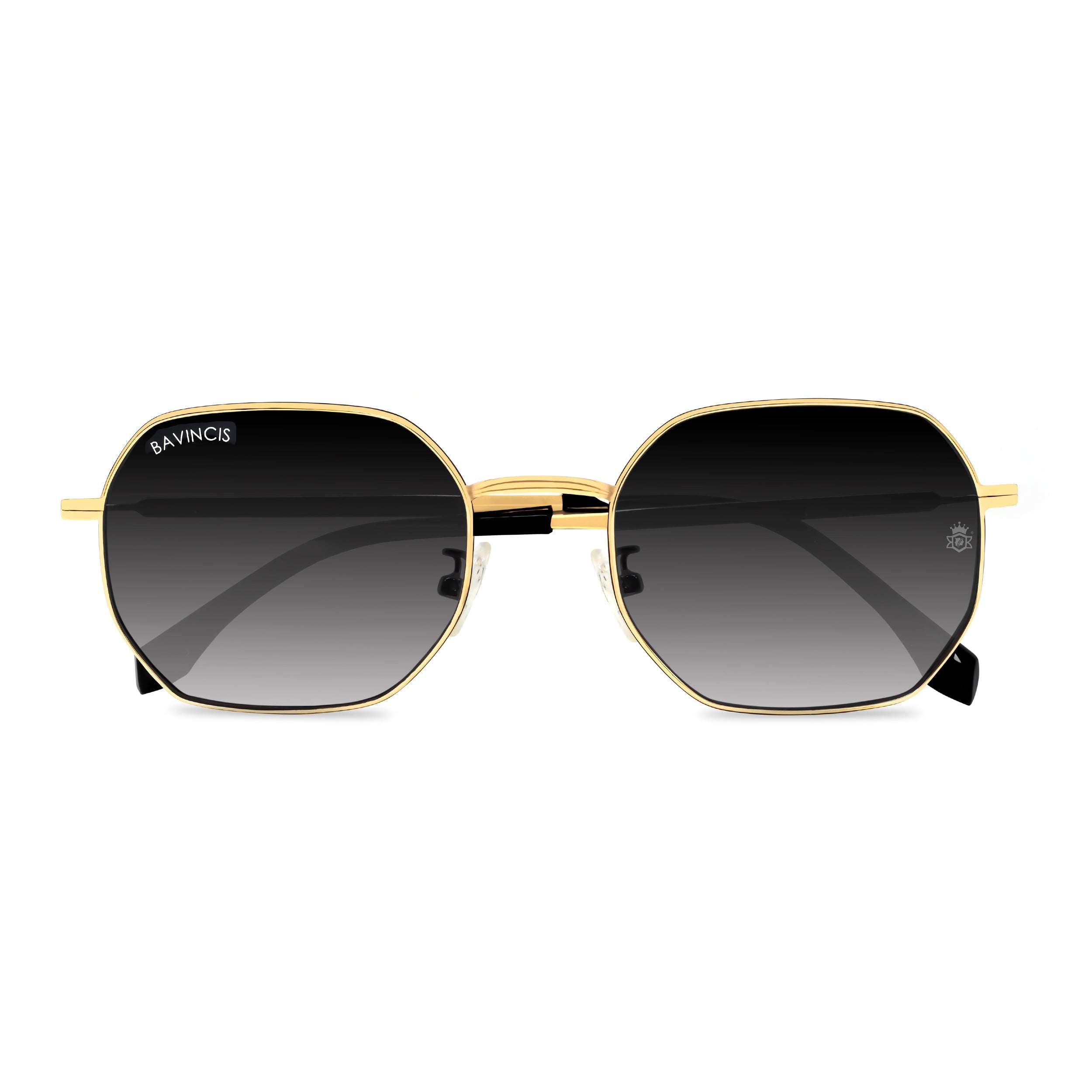 Bavincis Baycan Gold And Gray Gradient Edition Sunglasses