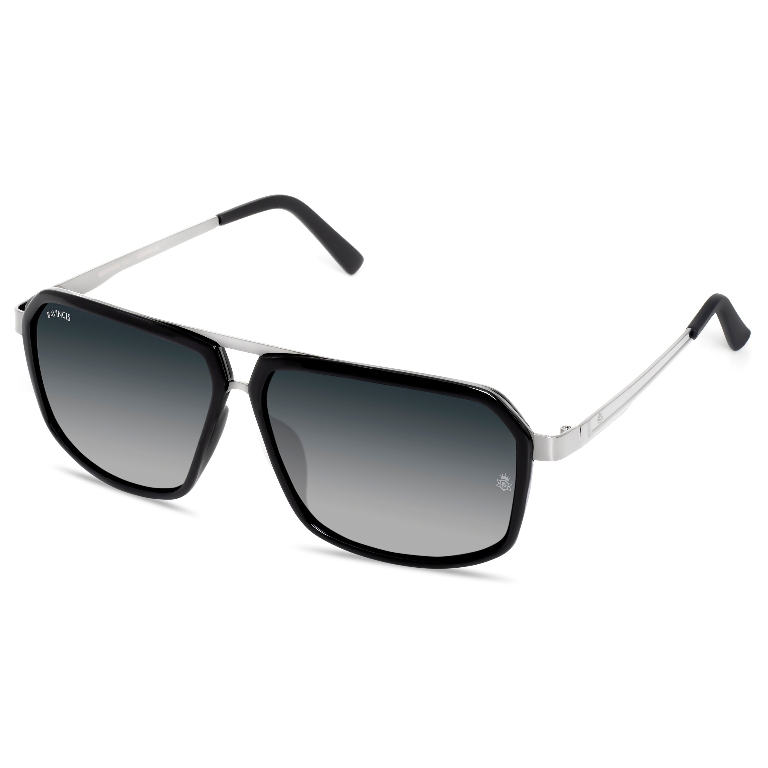 Bavincis Markus Silver And Grey Gradient Edition Sunglasses