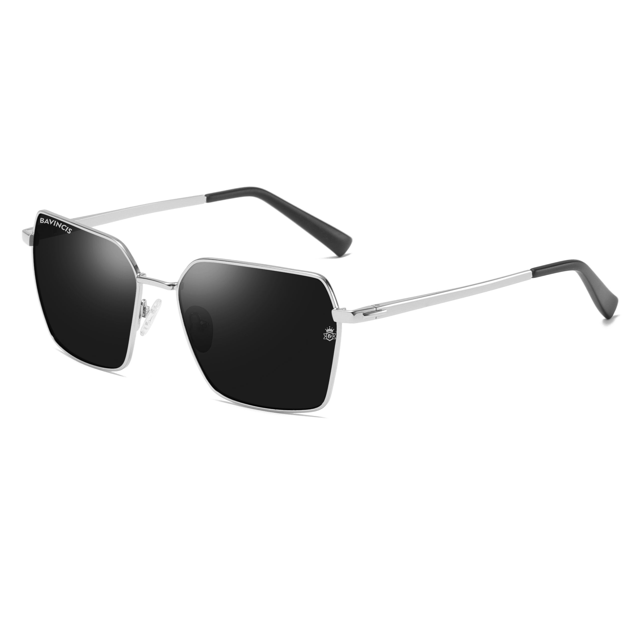 Bavincis The Bond Silver And Black Edition Sunglasses